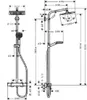 hansgrohe Duschsystem-Set Crometta E 240 mit Thermostat, Voir les images du produit 25
