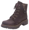 Zapatos de cordones marrones para mujer de la marca Rieker, Vista previa de la imagen del producto 23