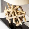 Tischlampe Höhe 42cm Treibholz Tischleuchte Holz Lampe Produktbild-Vorschau 5
