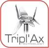 A close-up of a blender blade assembly with text indicating 'Tripl'Ax TECHNOLOGY'. Podgląd zdjęcia produktu