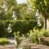 LED Solar Lichterkette mit 10 transparenten Glühbirnen mit Produktbild-Vorschau 3