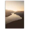 Leinwandbild Sonnenuntergang am Fluss 40x60 Feeby Beige Produktbild-Vorschau 3
