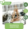 be4nature set di alberi di Natale in legno 2 pezzi, abete Anteprima dell’immagine prodotto 4