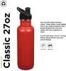 800ml Kanteen®Classic (tappo sportivo) Rosso Resistente ai Anteprima dell’immagine prodotto 2
