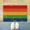 Relaxdays Fußmatte Kokos, Regenbogen, 60x40 cm, rutschfest, Produktbild-Vorschau 2