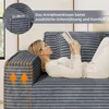 Aivermeil 2-3 Sitzer Sofa aus Cord montagefreies All-in-One Produktbild-Vorschau 5