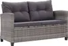 A studio shot of a two-seater outdoor sofa. Náhľad obrázku produktu