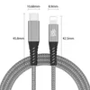 USB-C zu Iphone Kabel 480M 60W mit Metall Stecker in Grau Produktbild-Vorschau 7