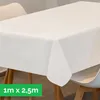 Tischdecke aus stoffähnlichem Vlies, 1m x 2,50m Weiß,  100 Produktbild-Vorschau 1