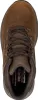 Top-down view of a brown hiking boot. Voir les images du produit