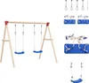 vidaXL Schaukelsitze mit Seilen 2 Stk. Blau 38x16 cm Produktbild-Vorschau 1