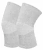 INF 2er-Pack Bambuskohle Warme Kniebandagen - Hellgrau - Produktbild-Vorschau 1