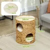 Drapak-beczkowa beczka PawHut, wysokość 50 cm, beczka z 2 Podgląd zdjęcia produktu 3