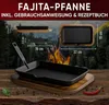 GUSSKÖNIG Fajita-Pfanne aus Gusseisen inkl. Servierbrett Produktbild-Vorschau 2
