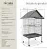 Cage à oiseaux 168 cm - gris anthracite Voir les images du produit 6
