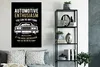 MuchoWow® Poster Mancave - Auto - Vintage - Schwarz 80x120 Produktbild-Vorschau 4