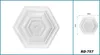 HEXIM Stuckrosette Styropor EPS weiß, Deckenrosette rund & Produktbild-Vorschau 2