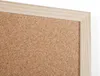 A close-up view of a corkboard with a wooden frame. Produktbild-Vorschau