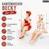 Gilde Kantensitzerfigur, Badenixe, "Becky", gepunktet, Produktbild-Vorschau 3