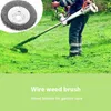Brosse en acier, brosse à désherber 200 mm x 25,4 mm, fil Voir les images du produit 5