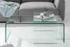 Tavolino da salotto 100 cm in vetro, design moderno per il Anteprima dell’immagine prodotto 6