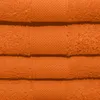 4er PACK Handtücher 50x100 cm 100% Baumwolle, Farbe: Orange Produktbild-Vorschau 4