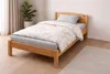 Einzelbett Buche geölt Holzbett stabiles Bett 100x200 #4462 Produktbild-Vorschau 6
