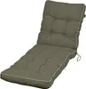 A gray chaise lounge cushion on a white background. Podgląd zdjęcia produktu