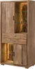 MASSIVMOEBEL24 | Armoire 88x40 Acacia laqué Bois naturel Voir les images du produit 1
