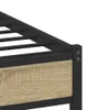 Metallbett ohne Matratze Sonoma-Eiche 160x200 cm, Produktbild-Vorschau 8