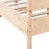 vidaXL Massivholzbett ohne Matratze 120x190 cm Kiefernholz Produktbild-Vorschau 7