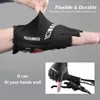 ROCKBROS guanti da ciclismo Guanti traspiranti senza dita Anteprima dell’immagine prodotto 6