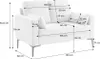 sweeek - 2-Sitzer-Sofa, mit Cordbezug und Metallfüßen - Produktbild-Vorschau 8