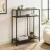 Calicosy - Consolle alta in metallo nero H90 cm - OLLI Anteprima dell’immagine prodotto 4