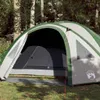 Tenda da campeggio 4 persone verde impermeabile Anteprima dell’immagine prodotto 2