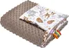 Magical Woodland & Mokka Minky Babydecke 75x100cm Produktbild-Vorschau 3