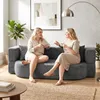 DIVANO LETTO HOMCOM, 2 posti, divano da pavimento con Anteprima dell’immagine prodotto 8