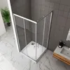 Duschspa Duschkabinen 80x80x185cm Schiebetür Eckeinstieg Produktbild-Vorschau 2