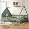 A child's bedroom with a house-shaped bed. Produktbild-Vorschau