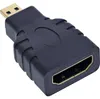 InLine 17690D, HDMI A female, HDMI D, Čierna Náhľad obrázku produktu 4