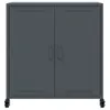vidaXL Kredens stalowy antracyt 68x39x72 cm Podgląd zdjęcia produktu 6