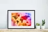 MuchoWow® MuchoWow® Gerahmtes Poster Weltkarte - Farbe - Produktbild-Vorschau 3