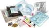 A collection of items for a terrarium kit, including soil, gravel, seeds, and containers. Anteprima dell’immagine prodotto