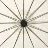 vidaXL Ampelschirm Weiß 3 m Aluminium-Mast Produktbild-Vorschau 3