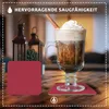 50 Bierdeckel blanko eckig, Beere Rosa Violett, Moderne Produktbild-Vorschau 3