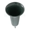 Grabvase in Tulpenform Höhe 26cm Kunststoff grün Produktbild-Vorschau 5