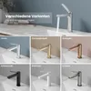 A collage of different faucet finishes and styles. Podgląd zdjęcia produktu