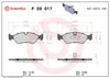 Brembo Bremsbelagsatz, Scheibenbremse Vorderachse P 59 017 Produktbild-Vorschau 15