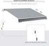 Outdoor manuelle Gelenkarmmarkise Markise 395cm mit Produktbild-Vorschau 6