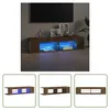 The Living Store TV-Schrank mit LED-Leuchten Braun Produktbild-Vorschau 6